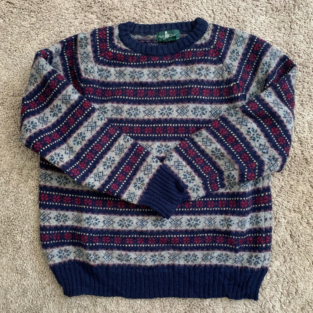 BUNDLE SALE 🍓 Wool Fair Isle Sweater 🍓